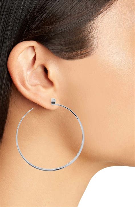 fake michael kors earrings - Michael Kors large hoop earrings.